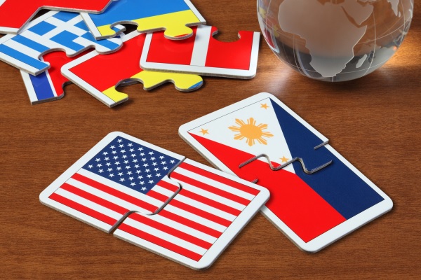 アメリカとフィリピンのイメージ