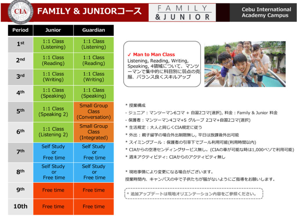 Family&Juniorコース