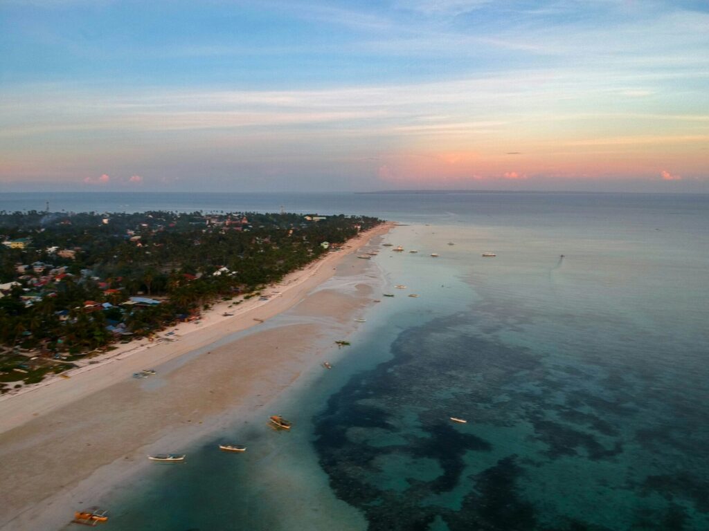 オスロブの海の風景