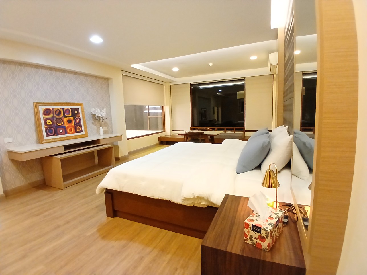 宿泊部屋の様子