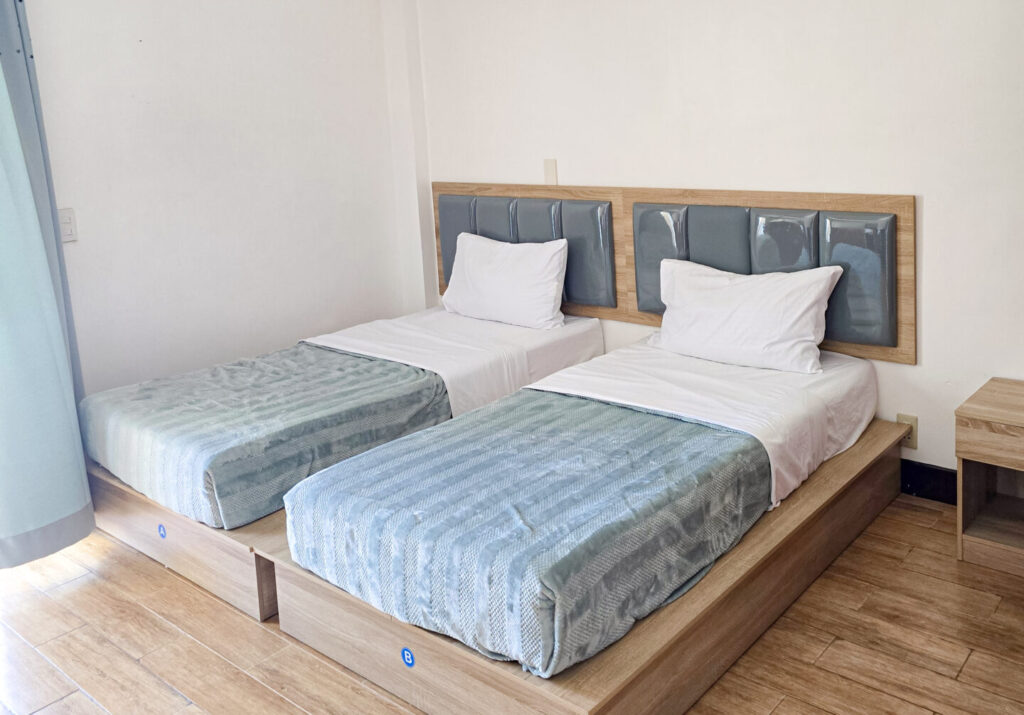 1人部屋のベッド